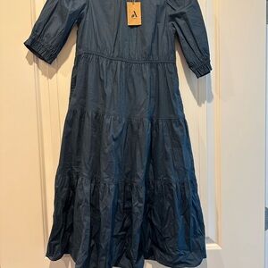 Amazon Kids Casual Dress in Deep Blue